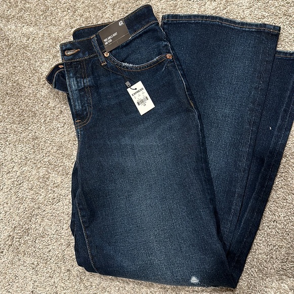 !NWT! Express ‘90s ankle boot mid rise dark wash jeans - Picture 5 of 7
